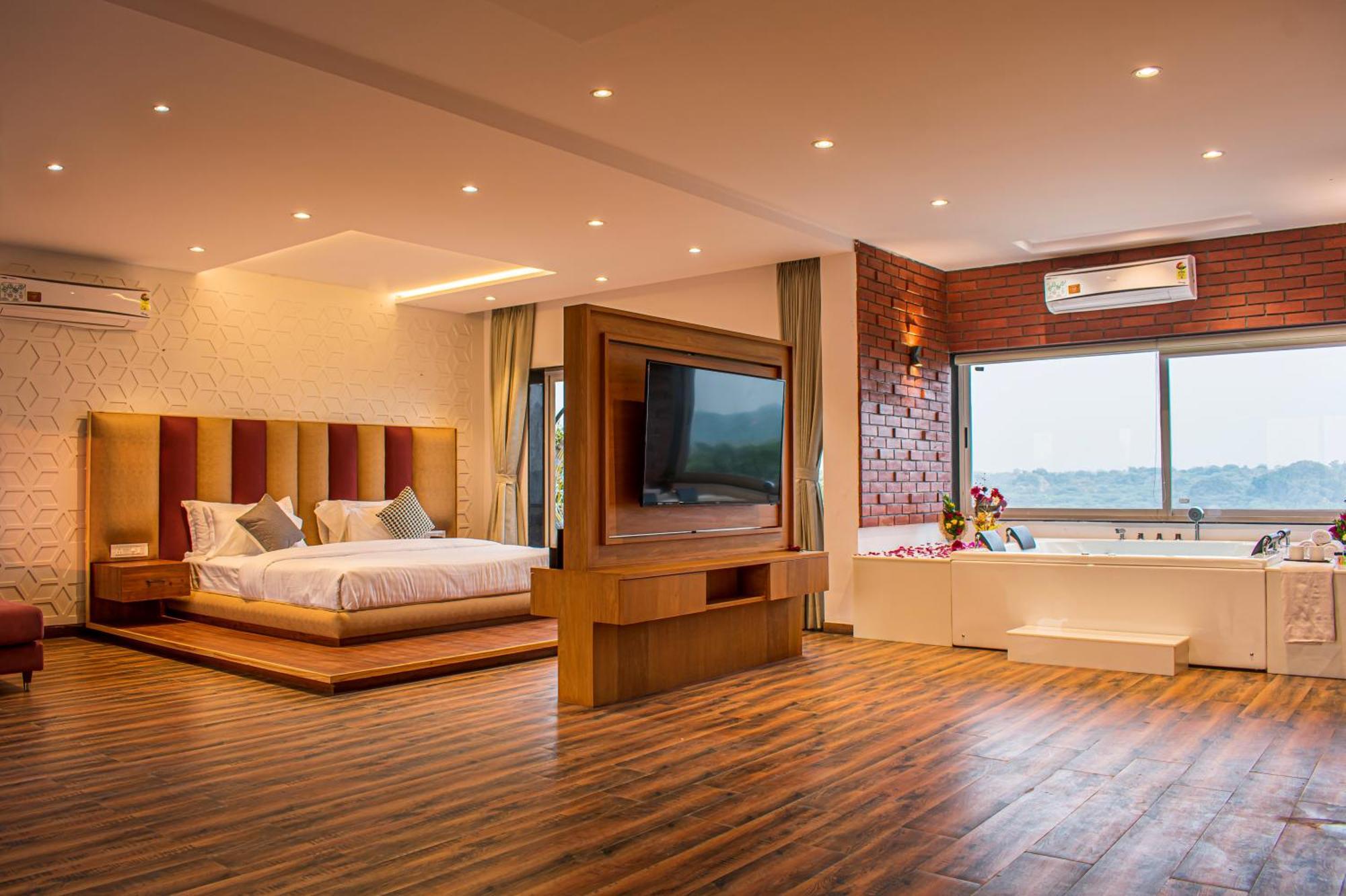 Krishna Riverside Resort Vasad Eksteriør bilde